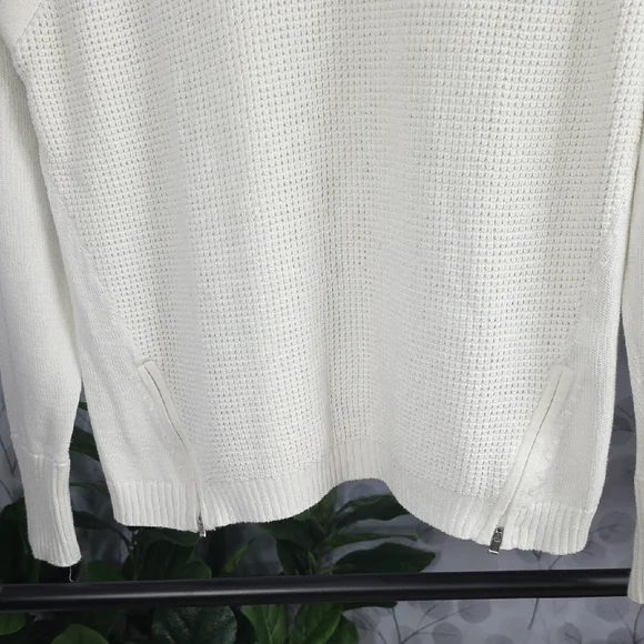 Athleta White Varsity Sweater - Picture 4 of 9